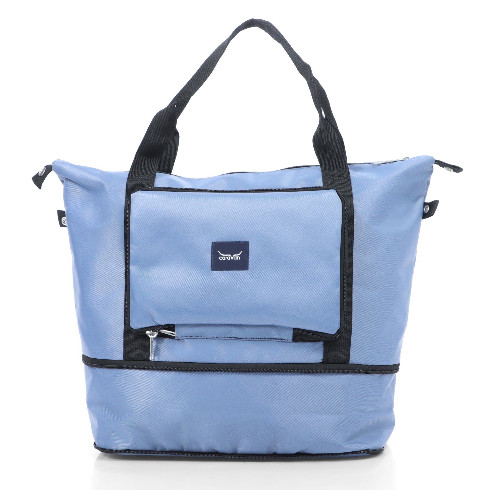 Expandable Blue Travel Bag Caravan