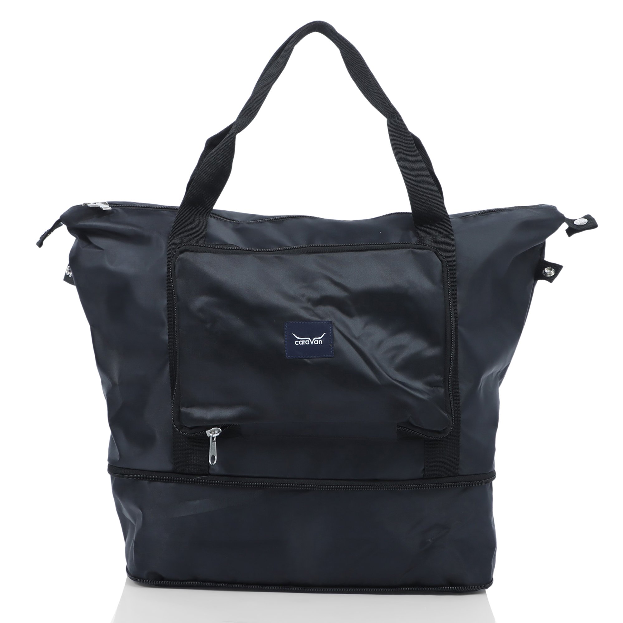 Black Expandable Travel Bag Caravan